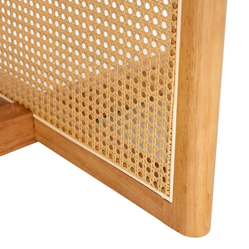 Chic Rattan-Accent Coffee Table