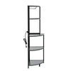 Illuminate Corner Shelf with USB & Glass Holder