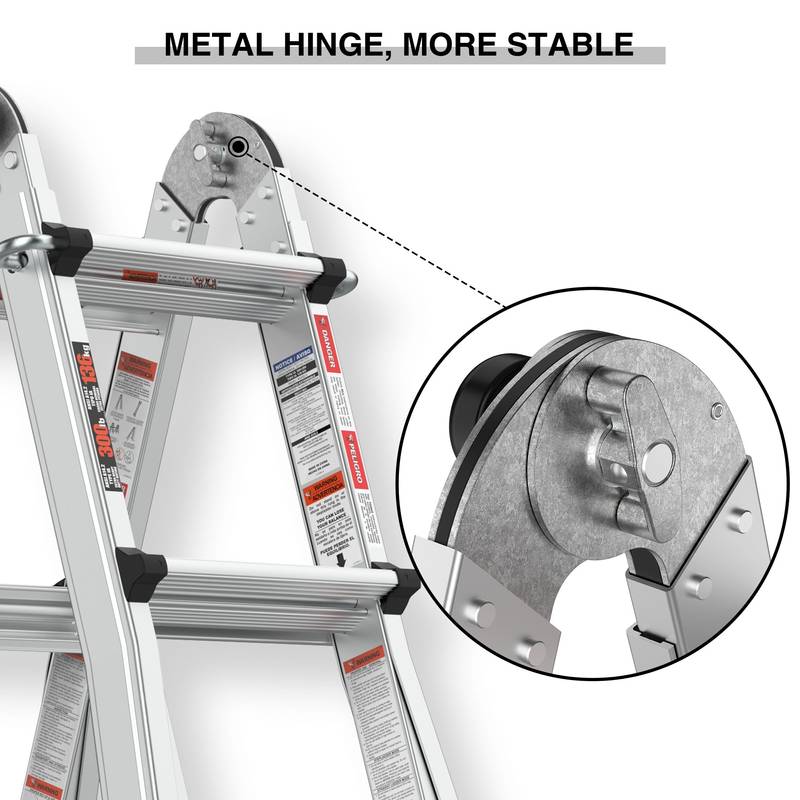 Versatile Wheels-Up Ladder