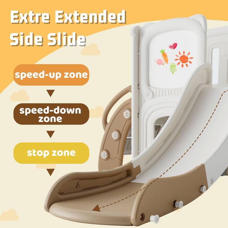 Adventure Zone Toddler Slide & Swing Set