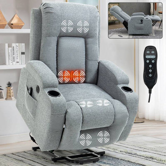 Super Comfort Lift Recliner with Massage and Heat