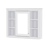 Stylish Wall-Mounted Bathroom Mirror Cabinet with Shelves
