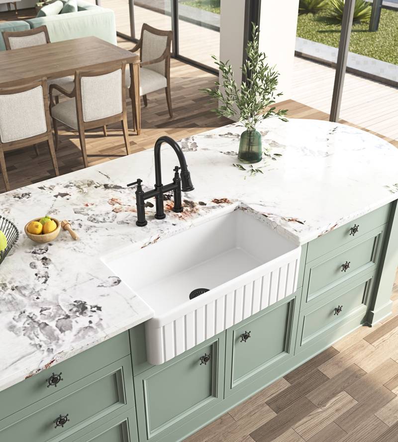 Chic Deep Farmhouse Sink