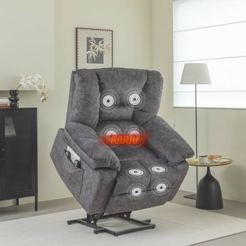 Cozy Comfort Lift Recliner with Massage for Seniors