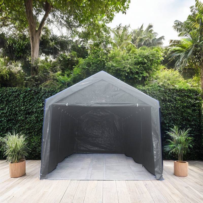 Deluxe Grey Outdoor Party Canopy