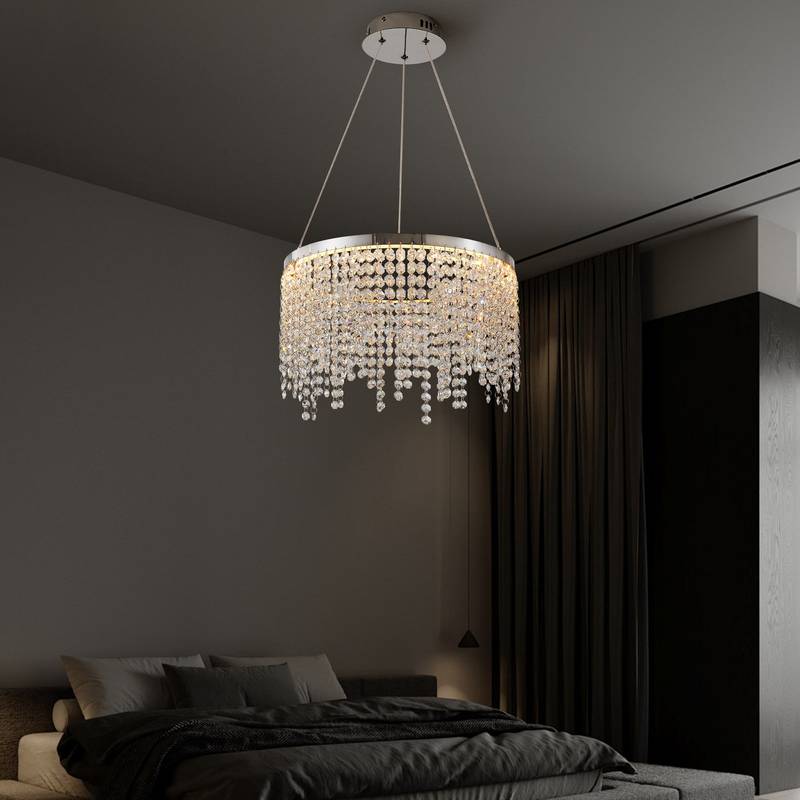 Radiant Elegance Adjustable LED Chandelier