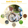 Colorful Girls' Bike with Training Wheels for Ages 4-7