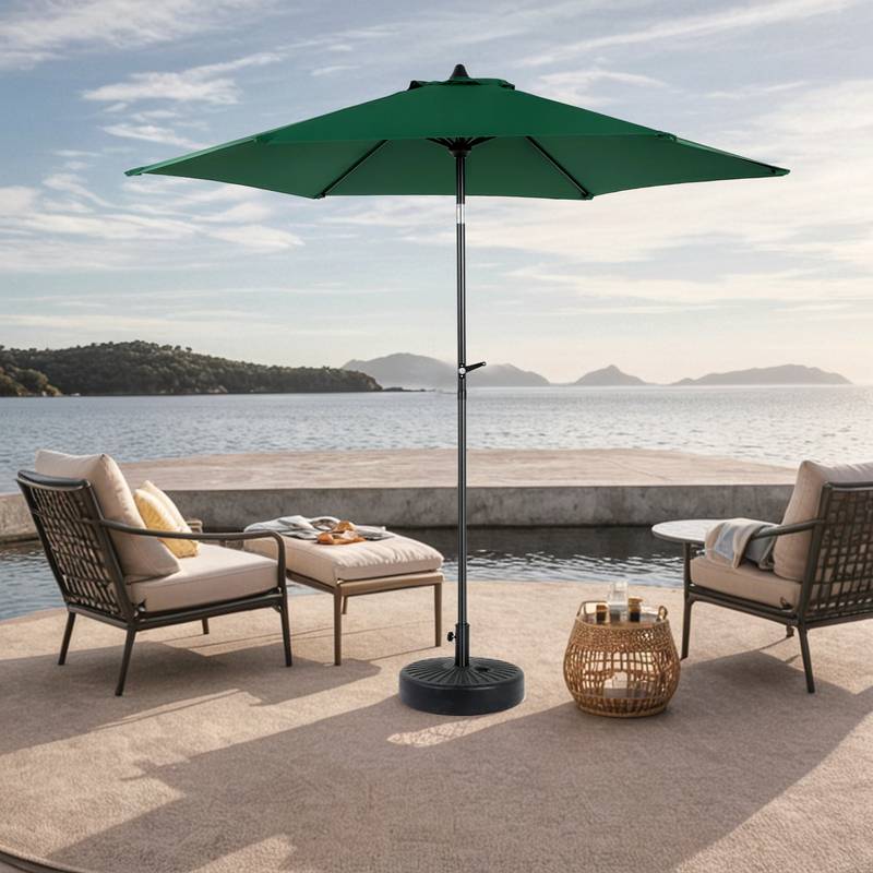 Easy Tilt Dark Green Patio Umbrella