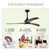 Chic Ceiling Fan with Remote & Light - Perfect for Any Space!