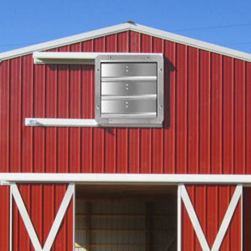 Powerful Silver Shutter Exhaust Fan