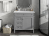 Chic Modern Bathroom Vanity with Stylish Sink and Ample Storage