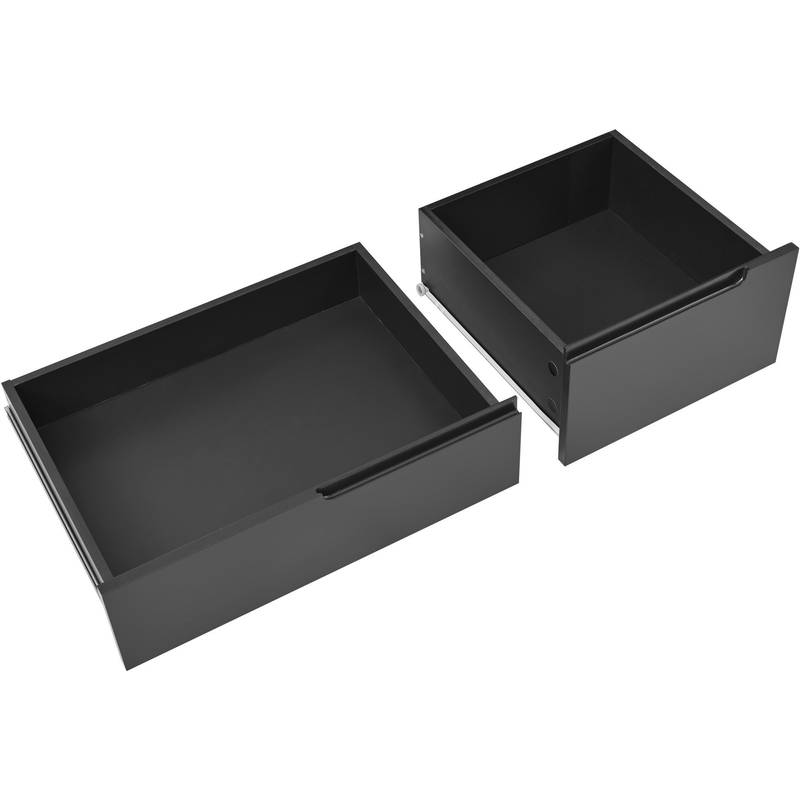 Versatile Kitchen Cart with Rubber Wood Top and Smart Storage