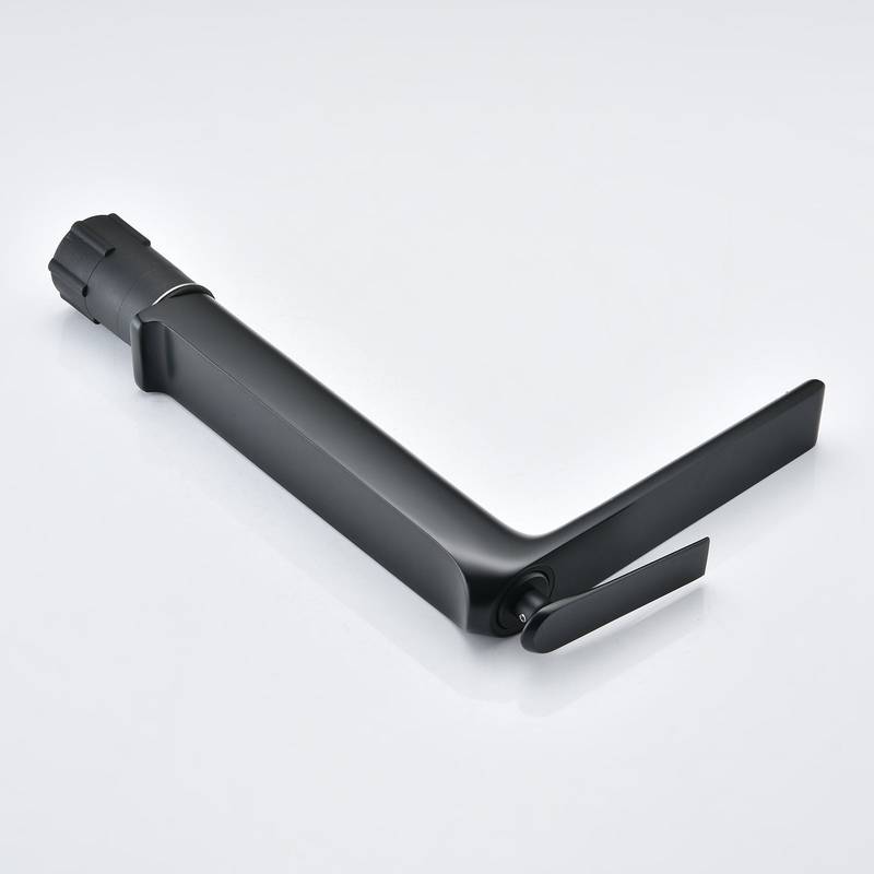 Sleek Matte Black Bathroom Faucet