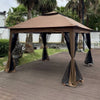 Cozy Pop-Up Canopy Gazebo with Netting and Soft Top