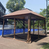 Cozy Pop-Up Canopy Gazebo with Netting and Soft Top