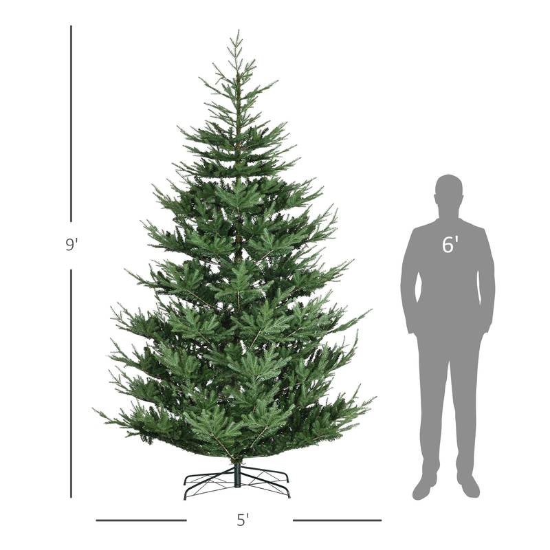Festive Glow 9ft Realistic Pine Christmas Tree