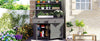 TOPMAX 65-Inch Garden Potting Station - Stylish Storage & Workspace