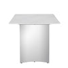 Sleek Marble-Design Dining Table