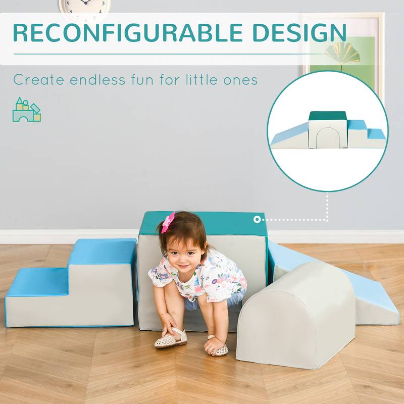 Colorful Foam Climbing Fun Set for Kids