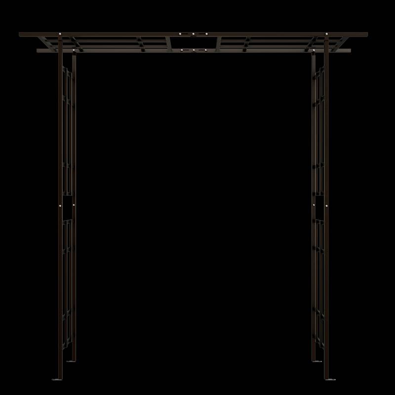 Versatile Black Garden Arch for Climbing Plants