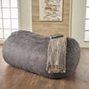 Cozy Microfiber Suede Cylinder Bean Bag