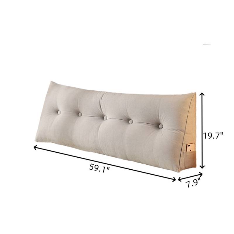 Cozy Triangular Reading Wedge Pillow