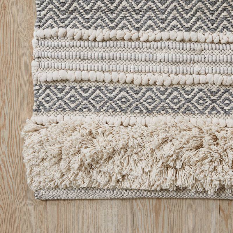 Striped Cozy Bath Rug