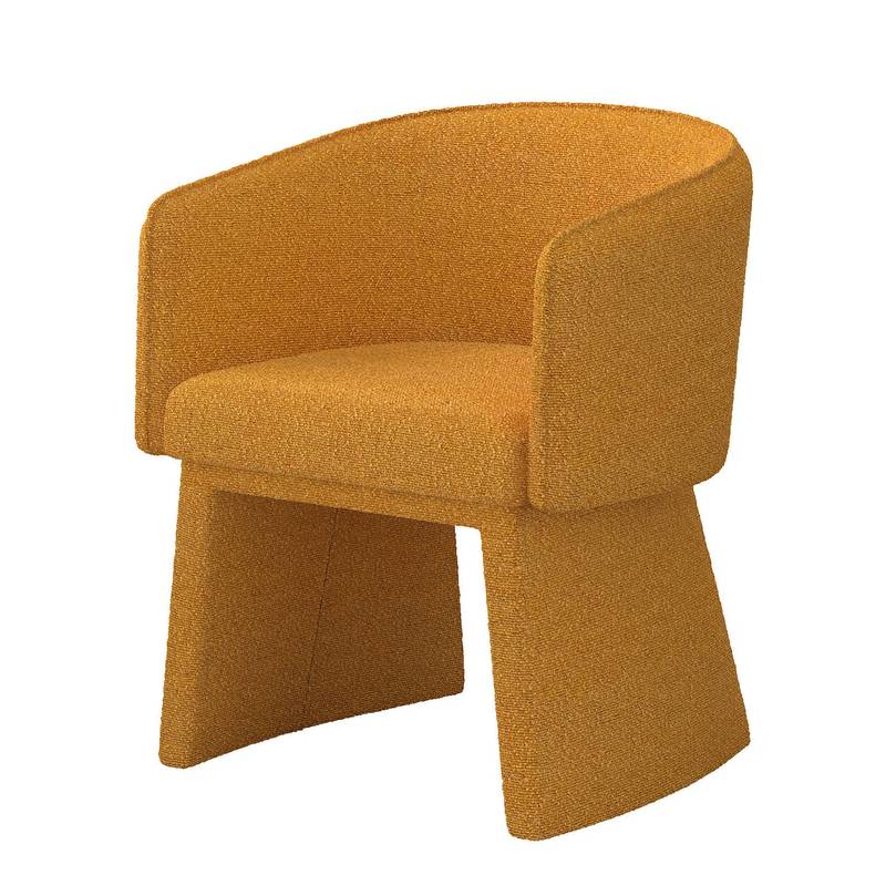 Chic Orange Lounge Chair