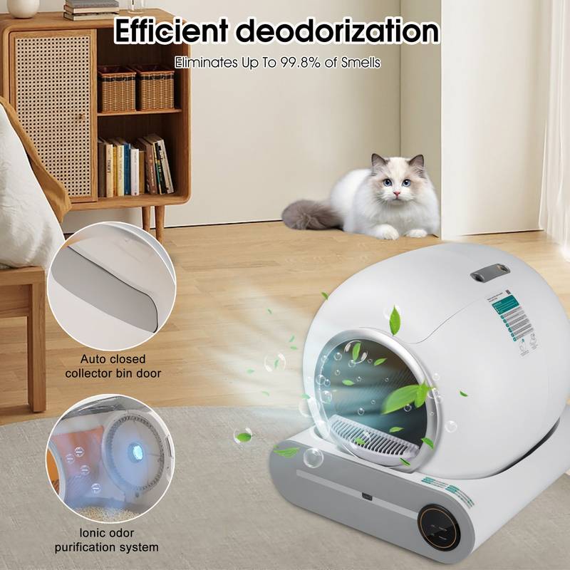 Smart Self-Cleaning Cat Litter Box