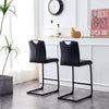 Sleek Black Barstool Duo