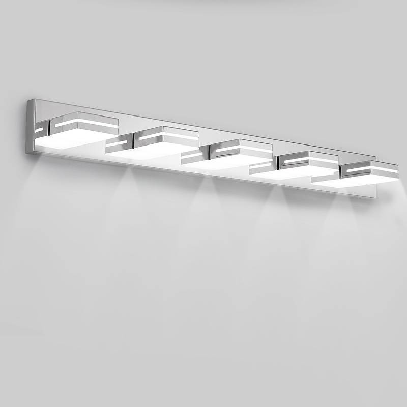 Sleek Chrome LED Vanity Light - Perfect for Your Bathroom!
