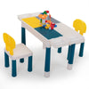 Versatile DIY Block Table - Gray & Yellow