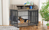 Stylish Sturdy Dog Crate End Table with Storage
