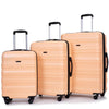 Peachy Traveler: Lightweight Expandable Luggage Set