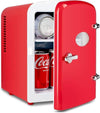 Chill & Heat Mini Fridge - Eco-Friendly Fun in Red!