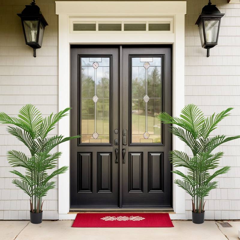 Charming Green Leaf Planter Set