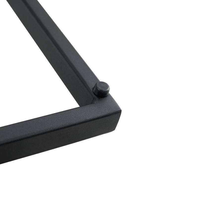 Sleek Black Barstool Duo