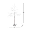 Twinkling Birch Tree Light Decor