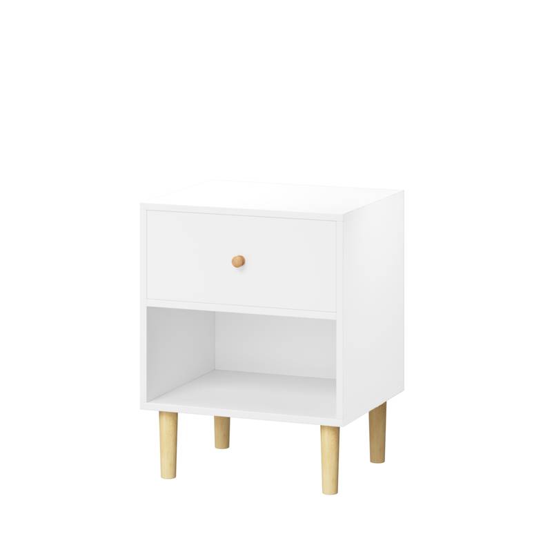 Charming White Nightstand for All Ages