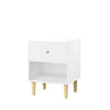 Charming White Nightstand for All Ages