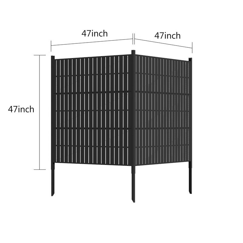 Easy-Mount Outdoor Privacy Screen – Perfect for Hiding Equipment and Enhancing Your Space!