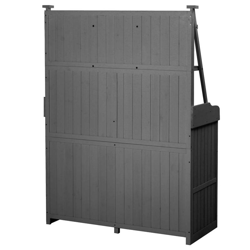 TOPMAX 65-Inch Garden Potting Station - Stylish Storage & Workspace