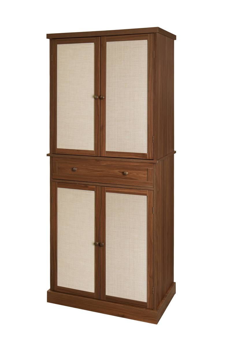 Versatile Storage Cabinet with Adjustable Shelves and Drawer