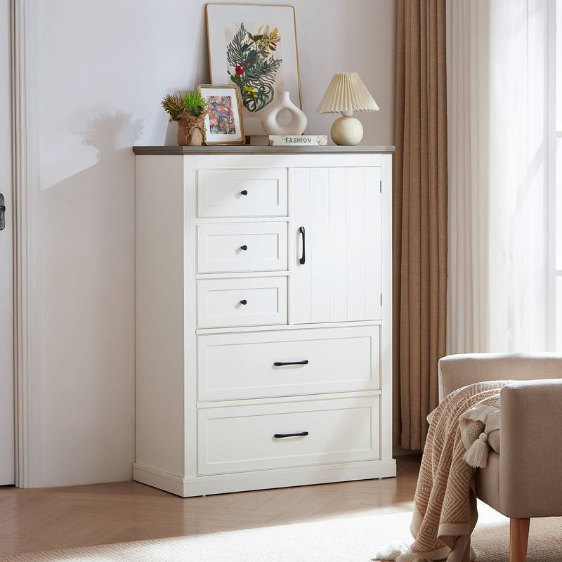 Rustic Farmhouse Tall Dresser