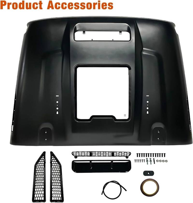 Space-Capsule Style Jeep Hood for Wrangler & Gladiator