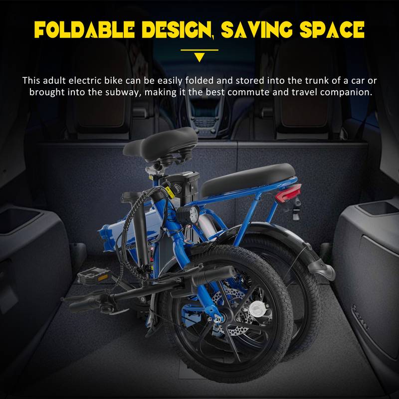 PowerFold Electric Bike – Smooth City Commuting Made Easy!