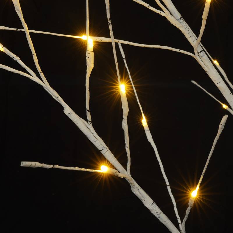 Enchanting Lighted Birch Tree for Festive Decor