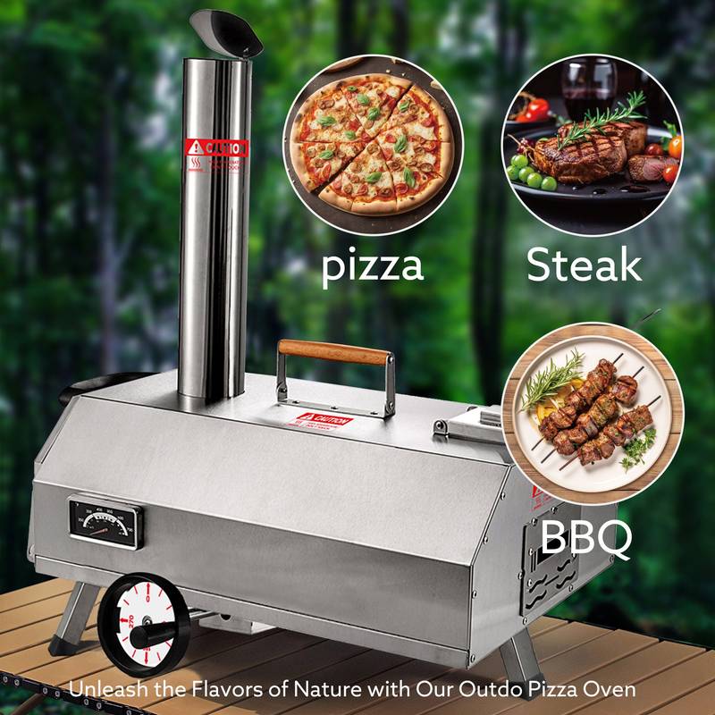 Sizzle & Serve: Portable Wood-Fired Pizza Oven