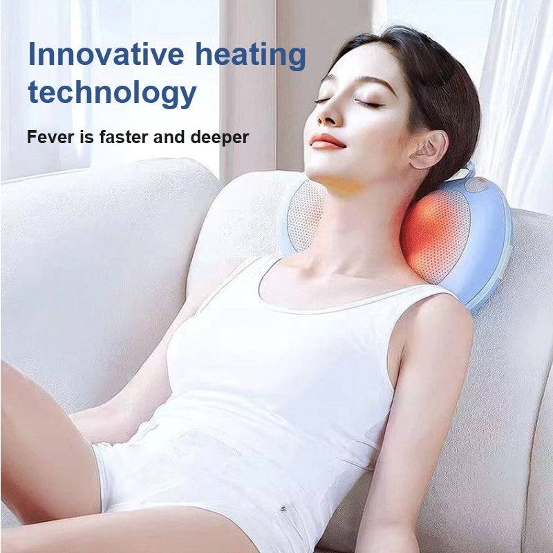 Cozy Heat Massage Pillow for Back & Neck Relief