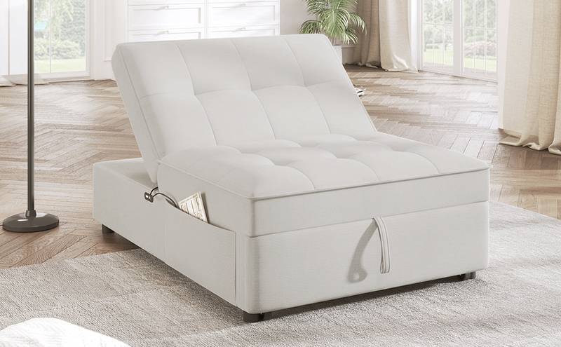 Versatile Sofa Bed with Storage & USB Port